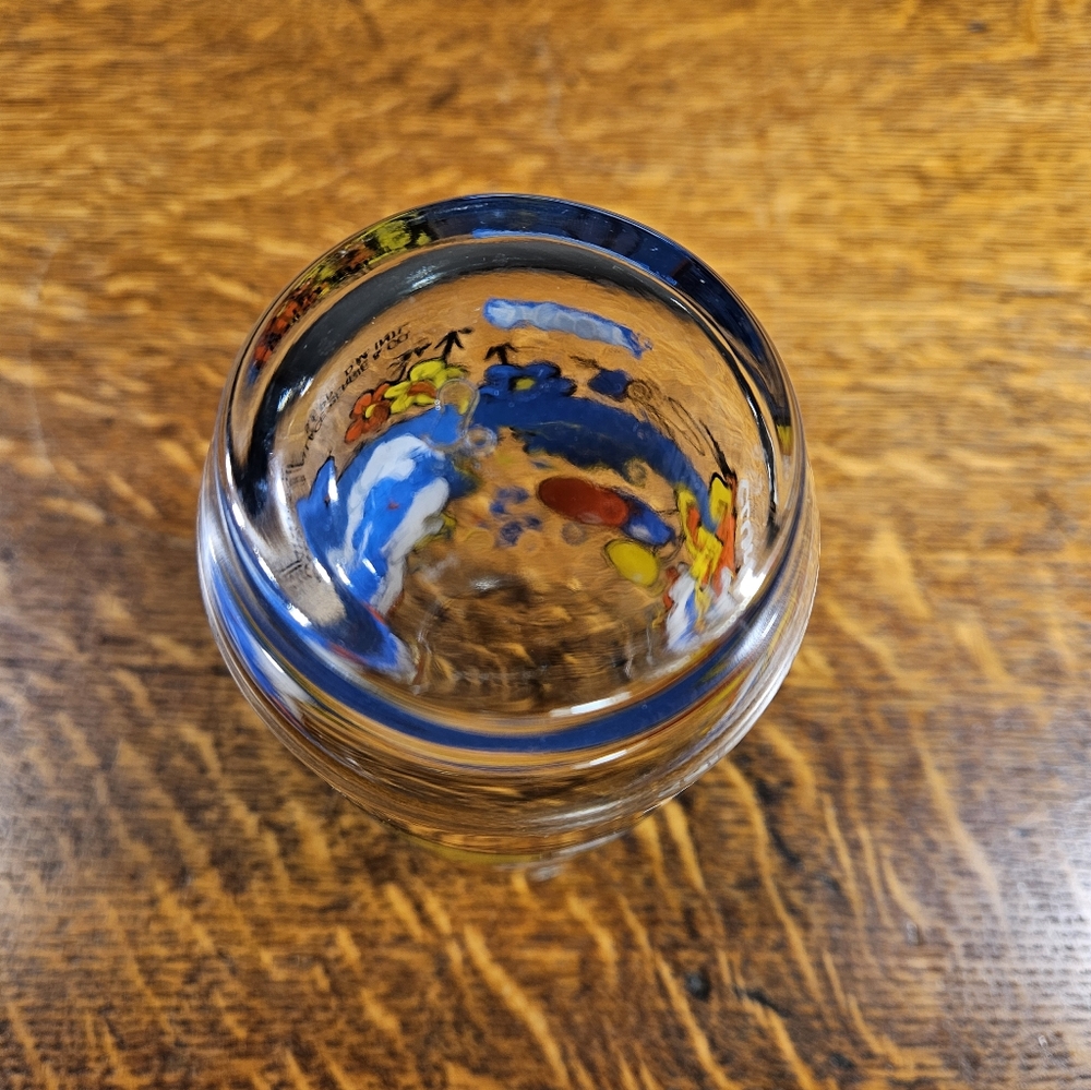 Clumsy Smurf Glass 1983 - Picture 8 of 9